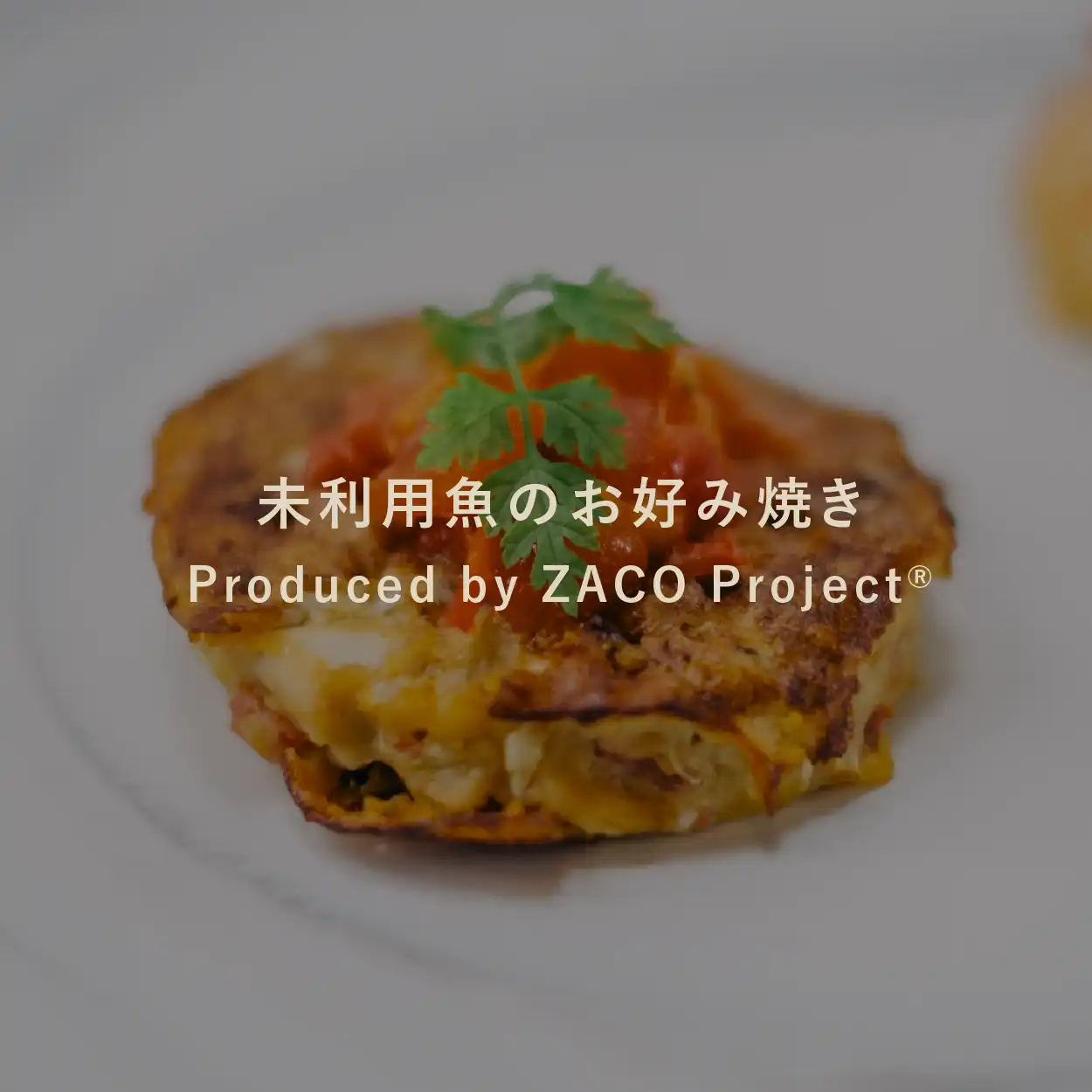 未利用魚のお好み焼き Produced by ZACO Project®